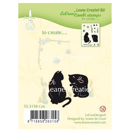 (55.3158)Clear stamp Cats