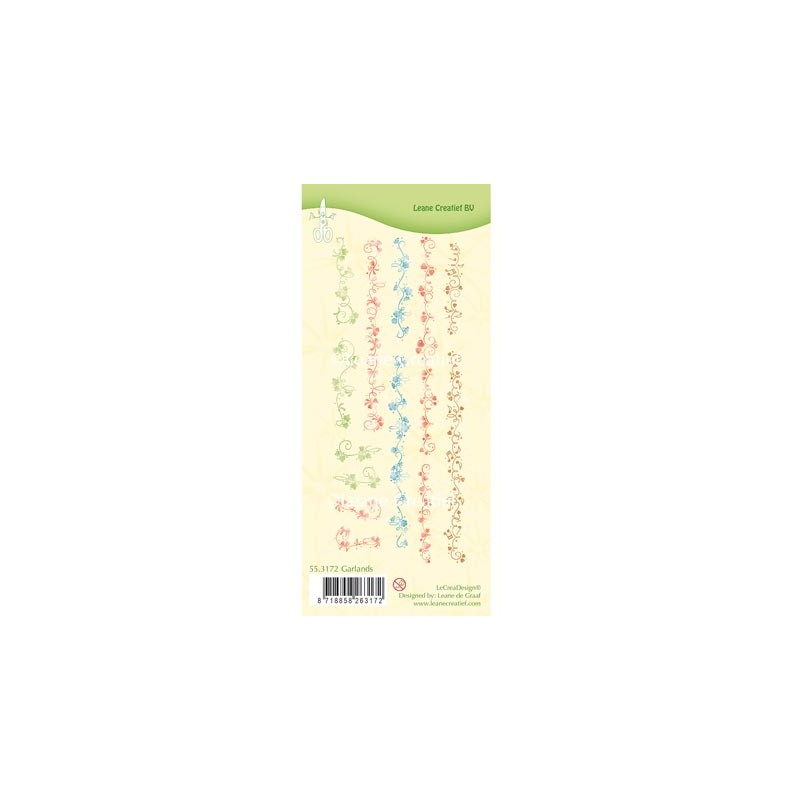 (55.3172)Clear stamp Garlands