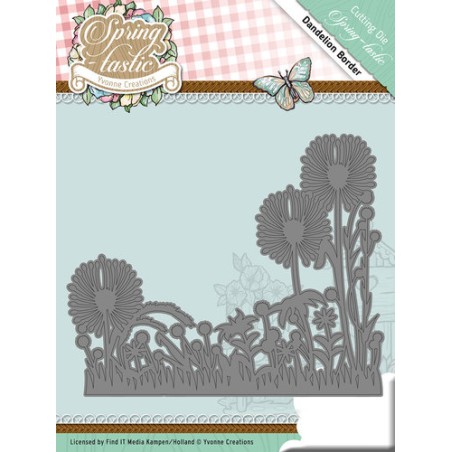 (YCD10083)Die - Yvonne Creations - Spring-tastic - Dandelion Bor