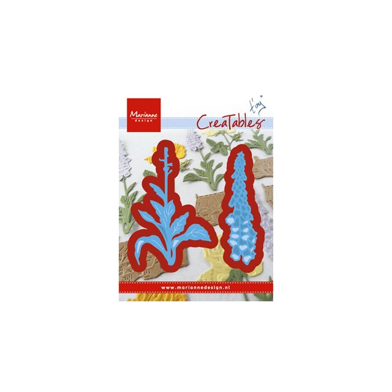 (LR0452)Creatables stencil Tiny's Foxglove