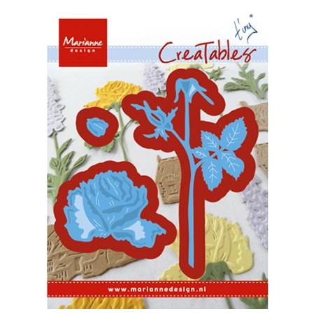 (LR0451)Creatables stencil Tiny's Rose