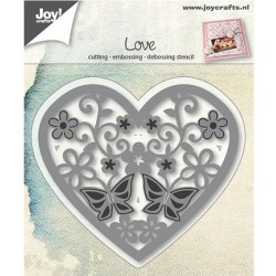 (6002/0664)Cutting & Embossing stencil Love