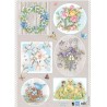 (EWK1247)3D Country Flowers 1