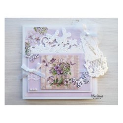 (LR0456)Creatables stencil Butterfly border