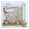 (CR1397)Craftables stencil Garden soil