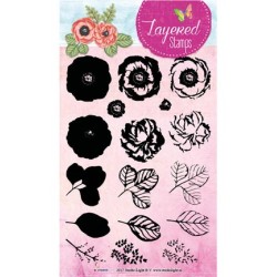 (STAMPLS17)Clear Stamps Layered Flower Stamps nr.17