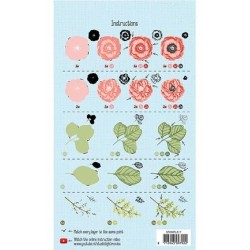 (STAMPLS17)Clear Stamps Layered Flower Stamps nr.17