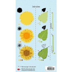 (STAMPLS16)Clear Stamps Layered Flower Stamps nr.16