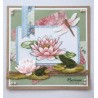 (LR0461)Creatables stencil Tiny's frogs and dragonfly