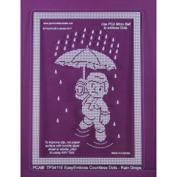 (TP3411E)PCA® EasyEmboss Countless Dots - Rain Drops