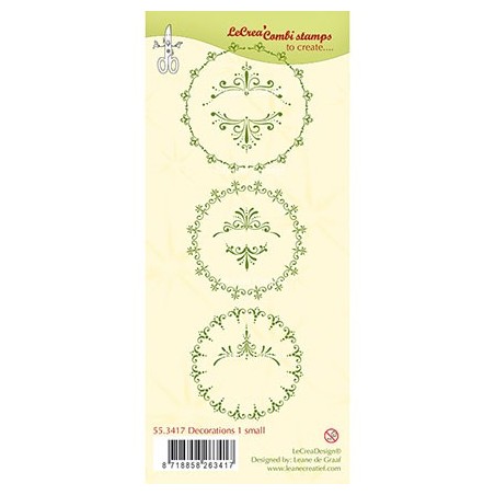 (55.3417)Clear stamp combi Decorations 1 small