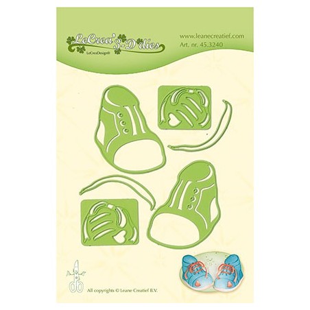 (45.3240)Lea'bilitie mal die Cutting/Emb. Baby Shoes