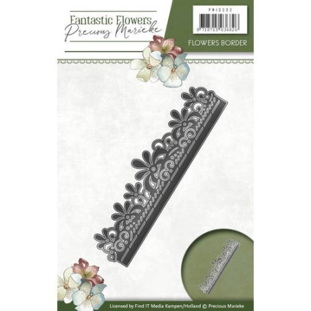 (PM10092)Die - Precious Marieke - Fantastic Flowers - Flowers border