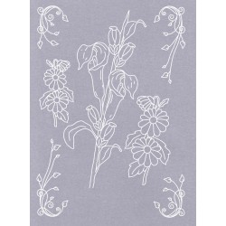 (TP3418E)PCA® EasyEmboss EasyEmboss Simply Flowers 8