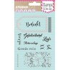 (BASICSDC04)StudioLight Stamps Basics + Die Cut Gefeliciteerd, Beterschap