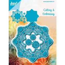 (6002/0785)Cutting & Embossing Fantastic circle & flowers