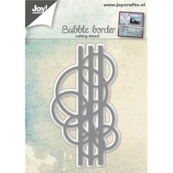 (6002/0519)Cutting & Embossing stencil Bubbles border