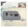 (6002/0693)Cutting & Embossing stencil Caravan