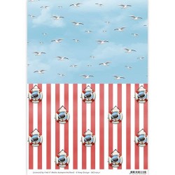 (BGS10032)Backgroundsheets - Amy Design - Maritime (10B)