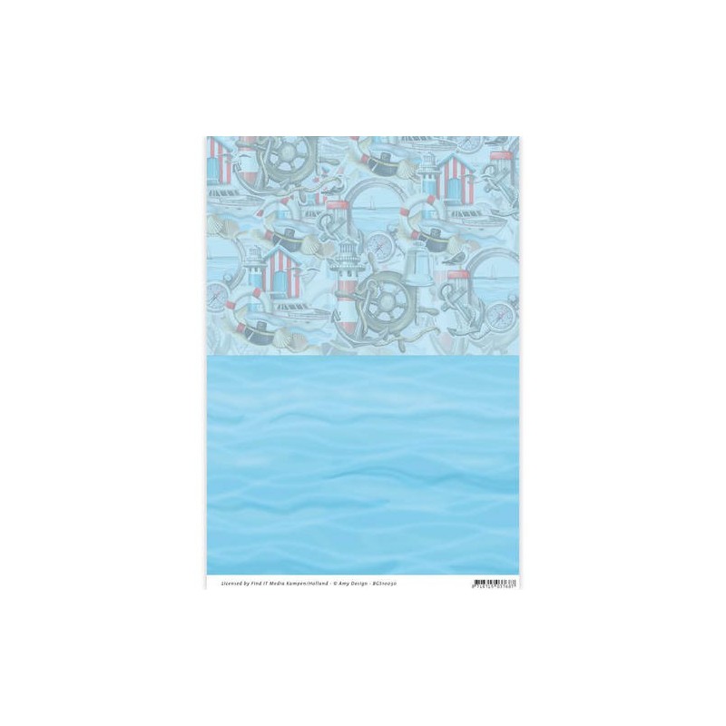 (BGS10030)Backgroundsheets - Amy Design - Maritime (10B)