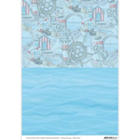 (BGS10030)Backgroundsheets - Amy Design - Maritime (10B)