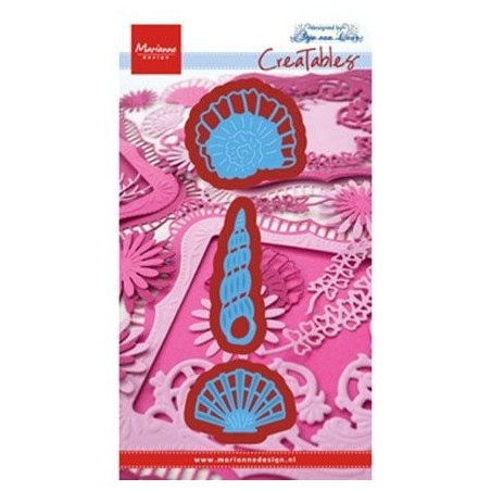 (LR0471)Creatables stencil Anja's Shells