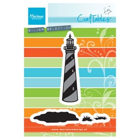 (CR1410)Craftables stencil Tiny's Lighthouse