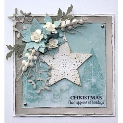 (6002/0787)Cutting, Embossing & Debossing Christmas Star