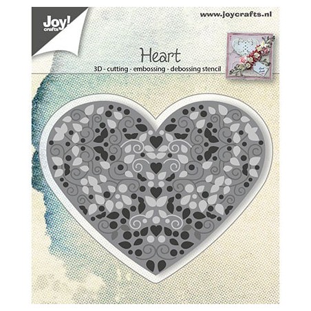 (6002/0786)Cutting, Embossing & Debossing Heart