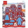 (LR0474)Creatables stencil Kim's Buddies