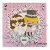 (LR0474)Creatables stencil Kim's Buddies