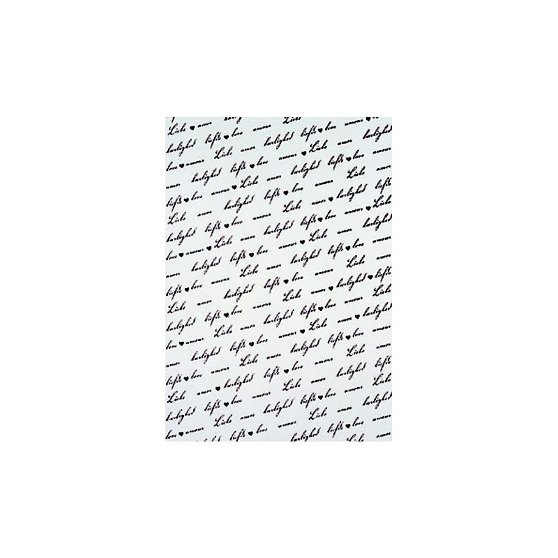 Pergamano papier parchemin Texte argent 1F