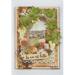 (LR0480)Creatables stencil Tiny's vines