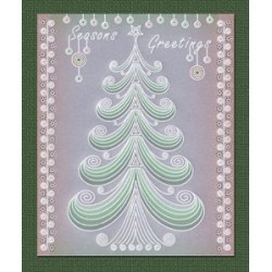 (TP3437E)PCA® EasyEmboss Quilling Crhistmas Tree - 1 A6 size