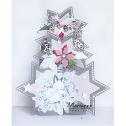 (CR1421)Craftables stencilBasic: Christmas star