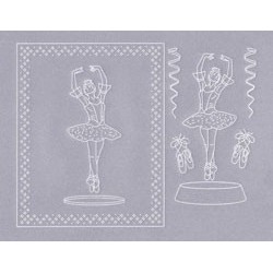 (TP3442E)PCA® EasyEmboss Ballerina