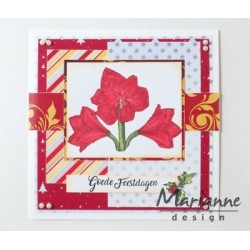 (TC0860)Clear stamp Tiny's amaryllis (layering)