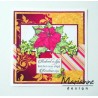 (TC0859)Clear stamp Tiny's poinsettia (layering)