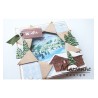 (CR1423)Craftables stencil Open star fold