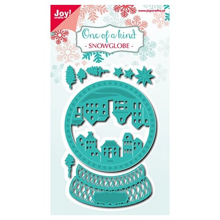 (6002/0926)Cutting & Embossing One of a kind - Snowglobe