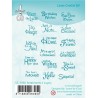 (55.3950)Clear stamp sentiments 2 english