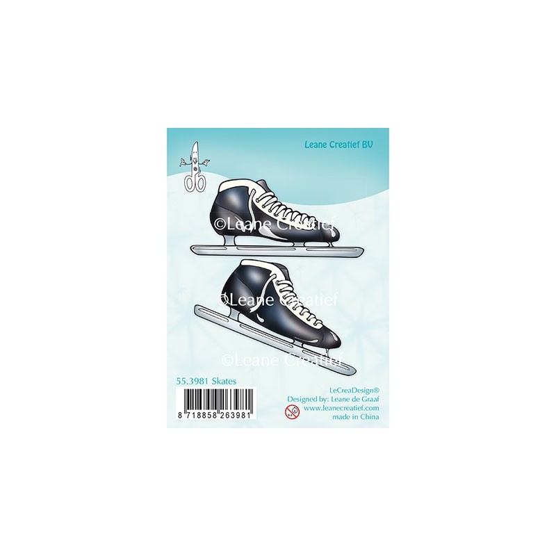 (55.3981)Clear stamp Skates