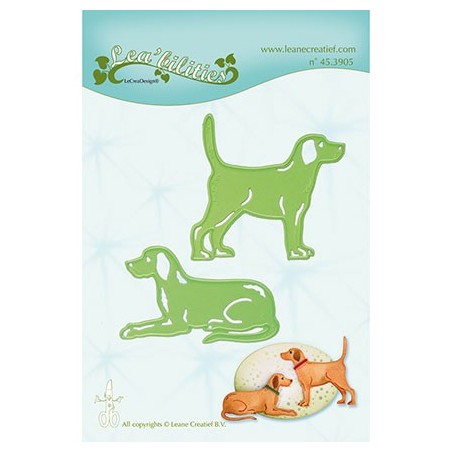 (45.3905)Lea'bilitie mal die Cutting/Emb. Dogs 2