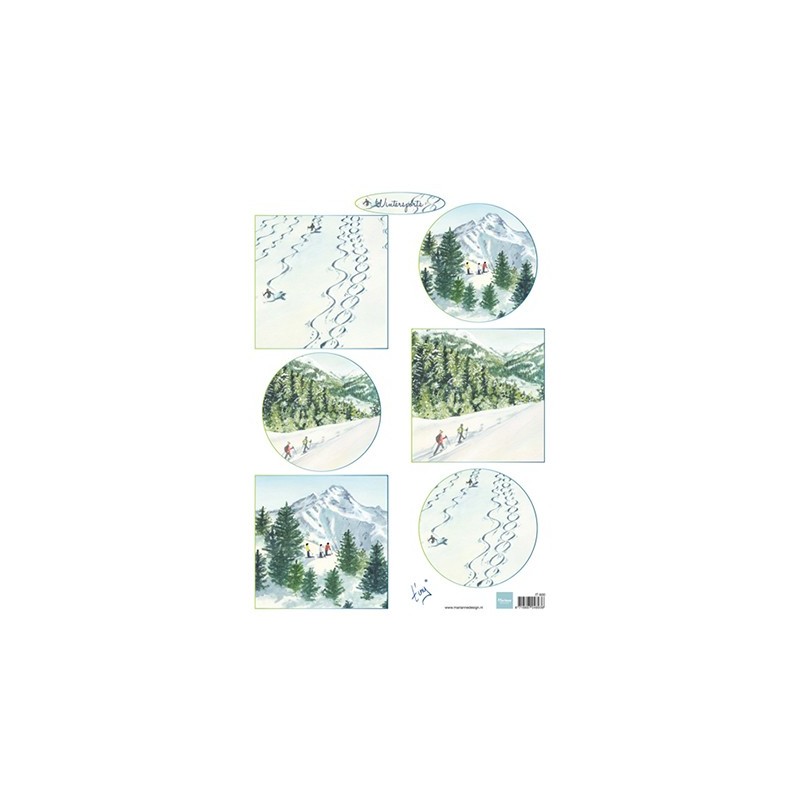 (IT600)3D Tiny's winter landschapjes 2