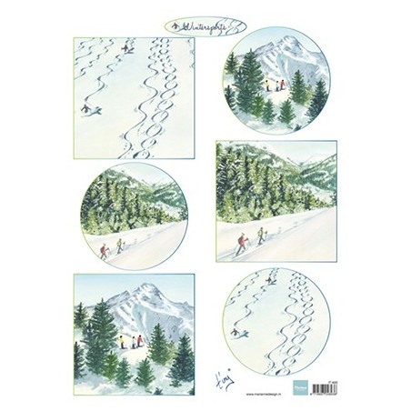 (IT600)3D Tiny's winter landschapjes 2