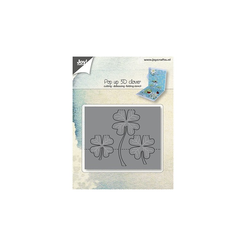 (6003/2016)Cutting, Embossing & Debossing Pop up - 3D Clover