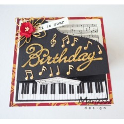 (LR0501)Creatables stencil Piano