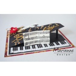 (LR0501)Creatables stencil Piano