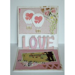 (6003/2020)Cutting, Embossing & Debossing Pop up - 3D Hearts