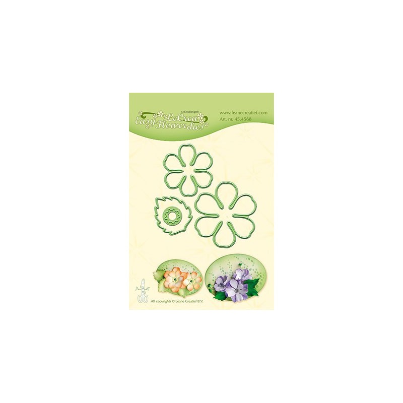 (45.4568)Lea'bilitie mal die Cutting/Emb. Easy flower die 002